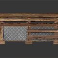 Wooden Lobster Trap Equipment With Slats Wire Mesh And Sturdy Design