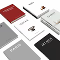 Various Theme Books Collection with Modernism Ideas Art Deco and Paris Covers
