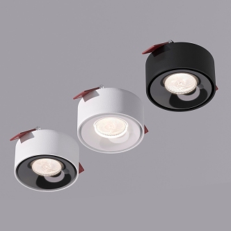 Simple downlight spotlight 3d model