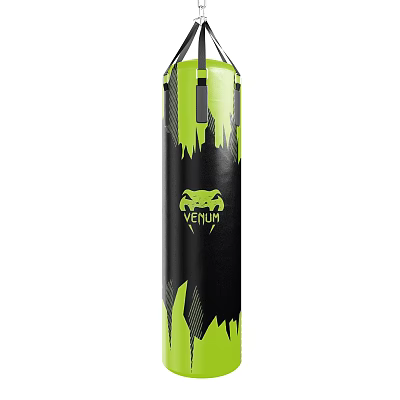 Venum Punching Bag Black And Green Design For Boxing Training Fitness Workouts 3d model