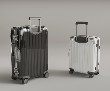 Modern Luggage 3d model