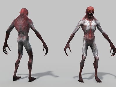 Biochemical Man Monster Game Role Virtual Character model