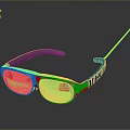 White Smart Glasses with Blue Lenses Black Temples and JIPAI Logo