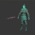 Warrior Samurai Soldier Guard Assassin Killer Ancient Soldier Ancient Assassin Killer 3d model