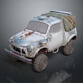 Hummer Pickup SUV SUV Jeep 3d model