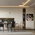 Modern Restaurant 3d model