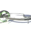Various Modern Playground Equipment With Water Elements Circular Ring And Interactive Features