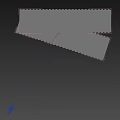 Black Long Strip Components With Serrated Edges And Uniform Design For Industrial Use