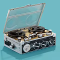 Retro Sound Recorder Radio Telegraph Radio 3d model