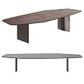Modern Dining Table With Wooden Tabletop And Sturdy Metal Legs Design