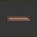 Red Leather Wallet With Visible Banknotes Inside Stylish Fashion Accessory For Daily Use