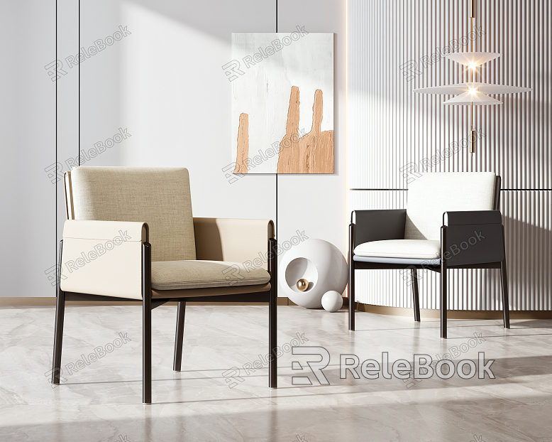 Modern Dining Chair Single Chair Dining Chair model