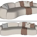 Modern Multiplayer Sofa 3d model