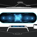 Modern Exhibition Hall Science and Technology Exhibition Hall Enterprise Exhibition Hall Culture Exhibition Hall Exhibition Space Touch Machine 3d model