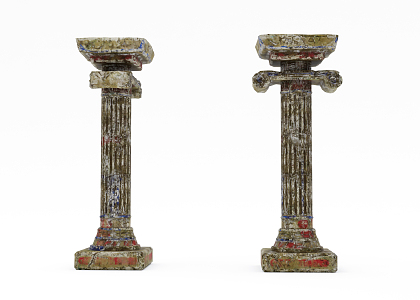 European Roman Column 3d model