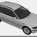 White BMW Wagon With Sleek Exterior Design Alloy Wheels And Front Grille