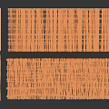 Bamboo Woven Fence Design With Natural Texture Intricate Details And Crafted Patterns