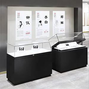 Trade show equipment display cabinet 3d model