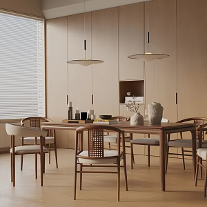Modern dining table 3d model