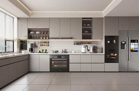 Modern Kitchen 3d model