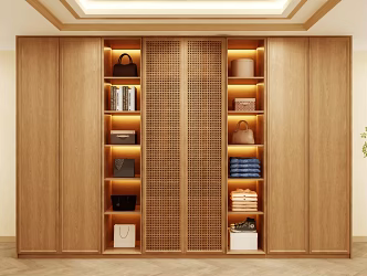 Wardrobe Design Wardrobe Effect Diagram Wardrobe Coat Cabinet Design Coat Cabinet 3d model