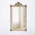 Ornate Classic Style Mirror With Decorative Top Frame For Interior Decor