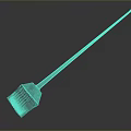 Long Handle Plastic Bristle Brush For Household Cleaning And Daily Use