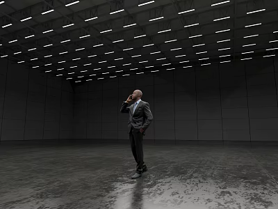 Modern Exhibition Hall 3d model Modern Exhibition Hall 3d model