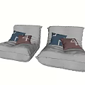 Modern Lazy Sofa 3d model