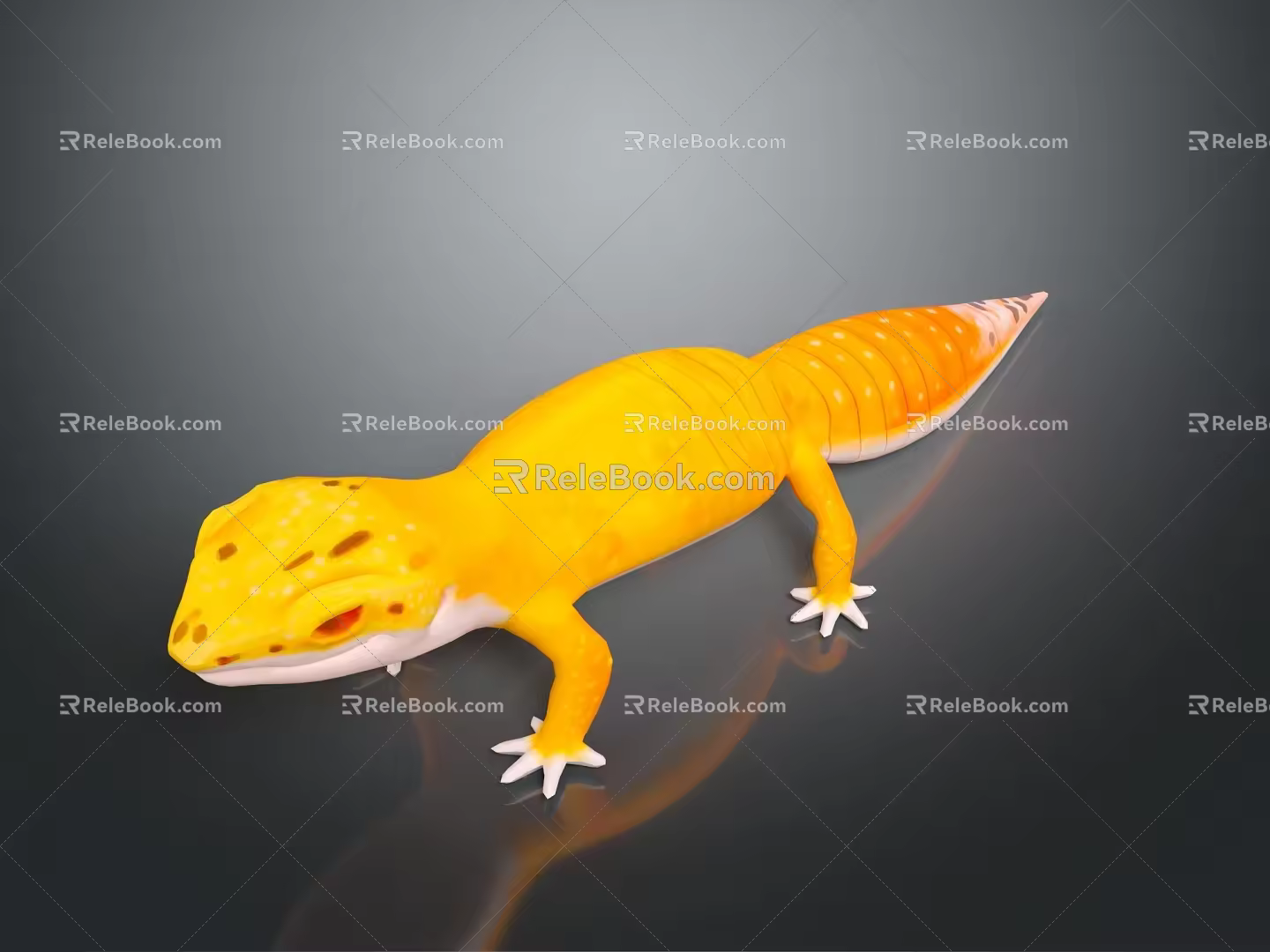 Lizard Anime Lizard Chameleon Cartoon Lizard Reptile Cold Blooded Animal Reptile Class 3d model