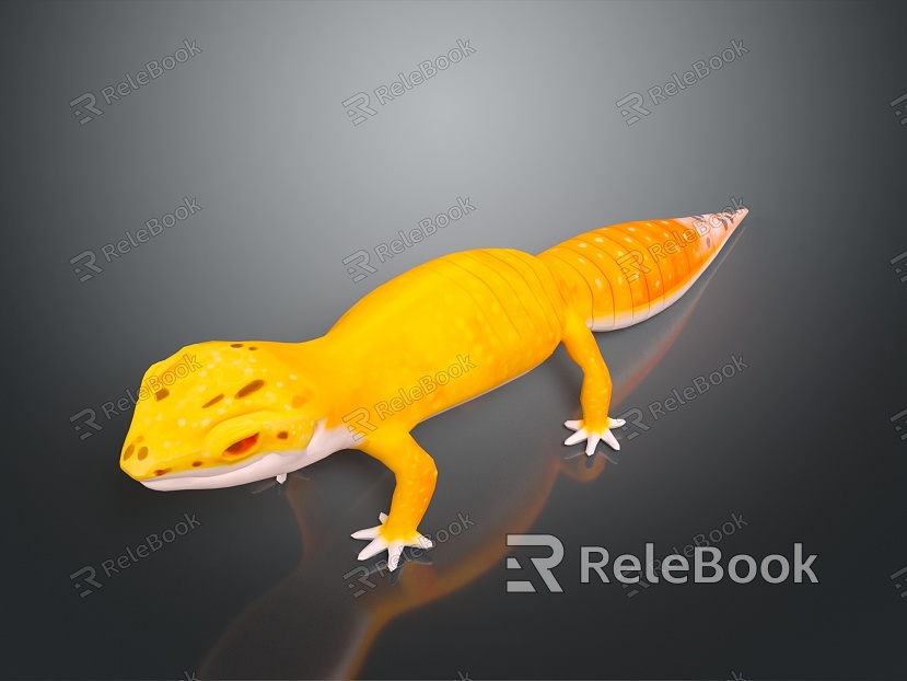 Lizard Anime Lizard Chameleon Cartoon Lizard Reptile Cold Blooded Animal Reptile Reptile Class model