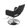 Black Massage Chair With Modern Ergonomic Design And Premium Leather Upholstery