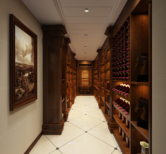 Jane's Wine Cellar 3d model