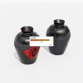 Old wine jar old object 3d model