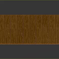 Long Wooden Table With Textured Surface And Metal Leg Bases Design