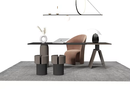 Modern Desk Chair Simple Desk Chair Desk Chair 3d model