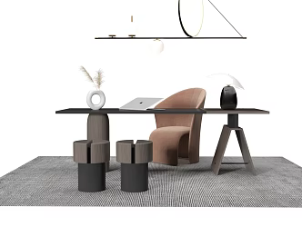 Modern Desk Chair Simple Desk Chair Desk Chair 3d model