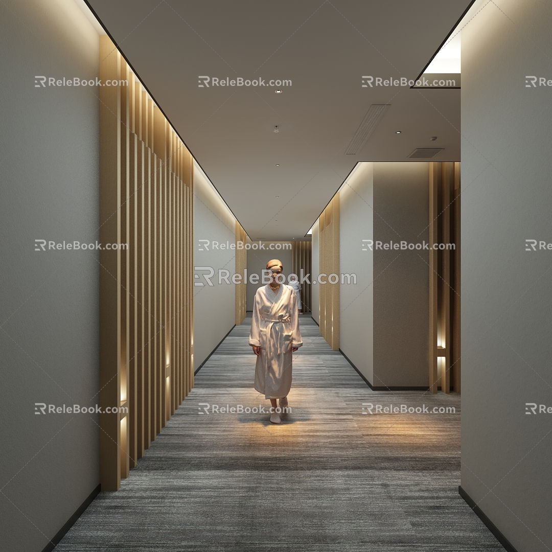 The Modern Corridor 3d model