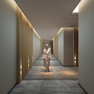 The Modern Corridor 3d model