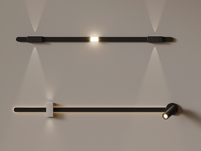 Geometric wall lamp atmosphere lamp model