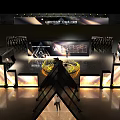 Luxury Tea Break Area In Grand Event Venue With Comfortable Seating And Elegant Lighting