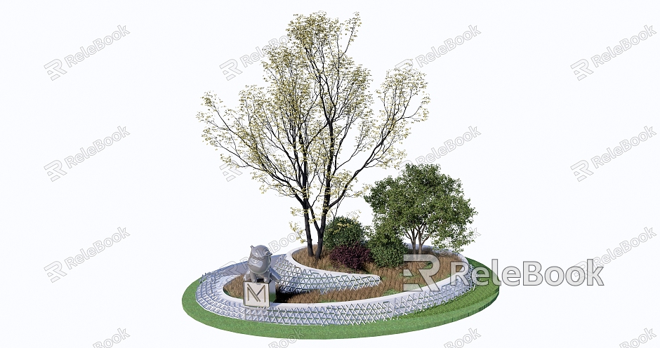 Modern Tree Pool Outdoor Ring Tree Pool model