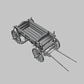 horse carriage 3d model