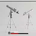 High Quality Dual Telescopes With Stable Tripod Stands Commercial Equipment