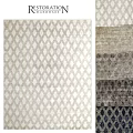 modern square carpet square carpet 3d model