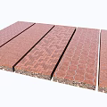 Garden Decor Red Brick Paving With Different Patterns For Landscaping Design 3d model