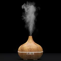 Aromatherapy Diffusers With Mist Output Featuring Different Wooden And White Designs For Daily Use