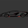 White Sports Car With Sleek Modern Design Black Roof And Aerodynamic Wheels
