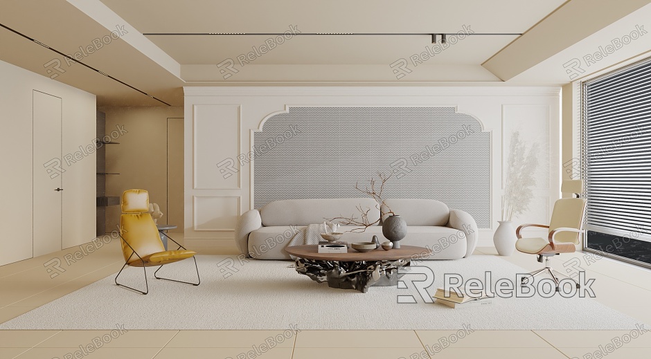 modern living room model