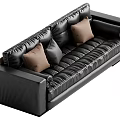 Modern Mid-Ancient Multiplayer Sofa 3d model